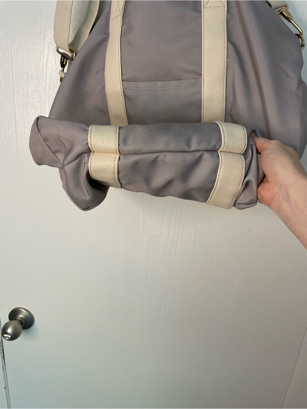 Kindred Bravely Gray Hospital & Diaper Tote Bag - Picture 5 of 11